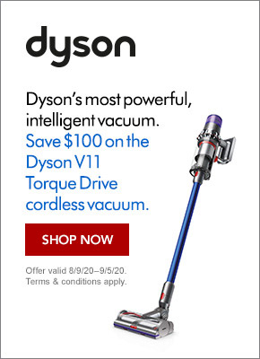 Save $100 on the Dyson v11