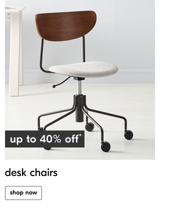 desk chairs. shop now