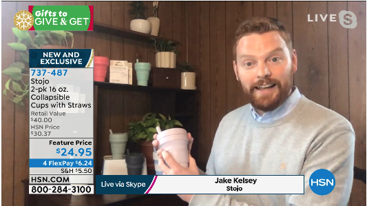 Stojo featured on HSN