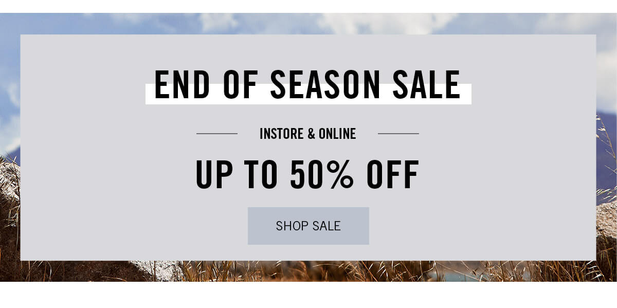End Of Season Sale