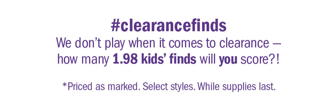 #clearancefinds
