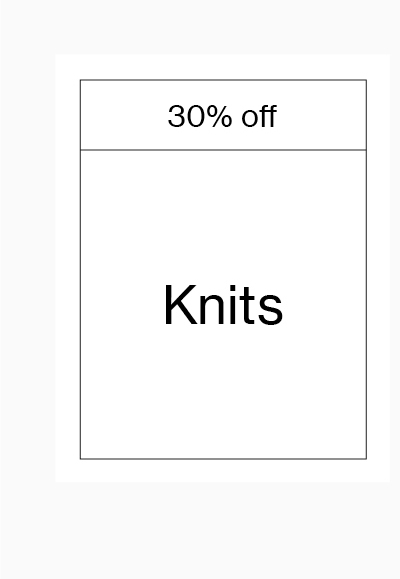 Sale knits