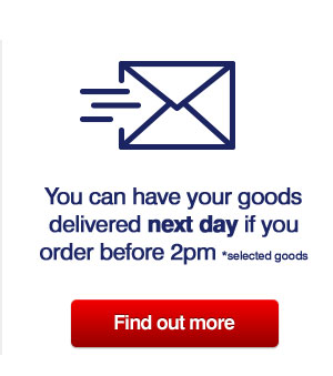 Next day delivery on selected goods