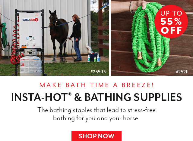 Savings on Insta-Hots and Bathing Supplies. Up to 55% off, this week only.