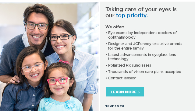 Taking care of your eyes is our top priority. Find a store
