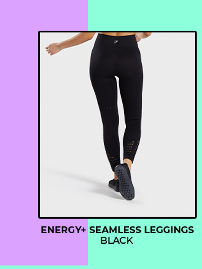 Energy+ Seamless Leggings Black.