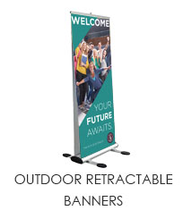 Outdoor Retractable Banners