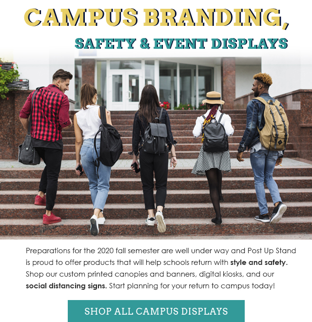 Campus Branding Displays