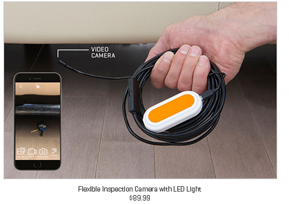 Flexible Inspection Camera with LED Light