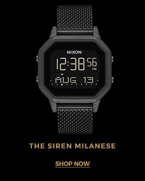 Shop the all black Siren Milanese by Nixon