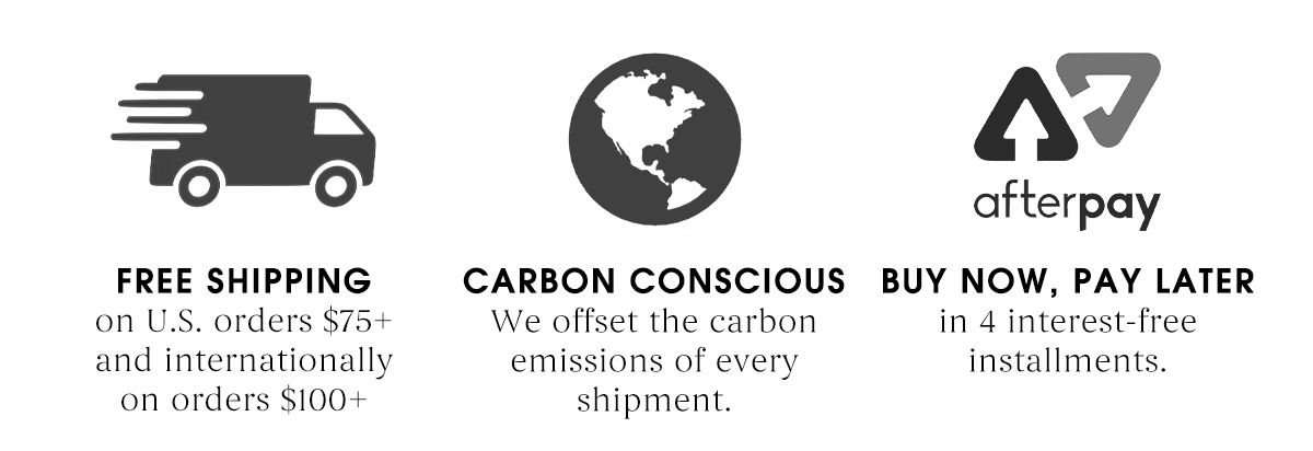 Free Shipping | Carbon Conscious | Afterpay