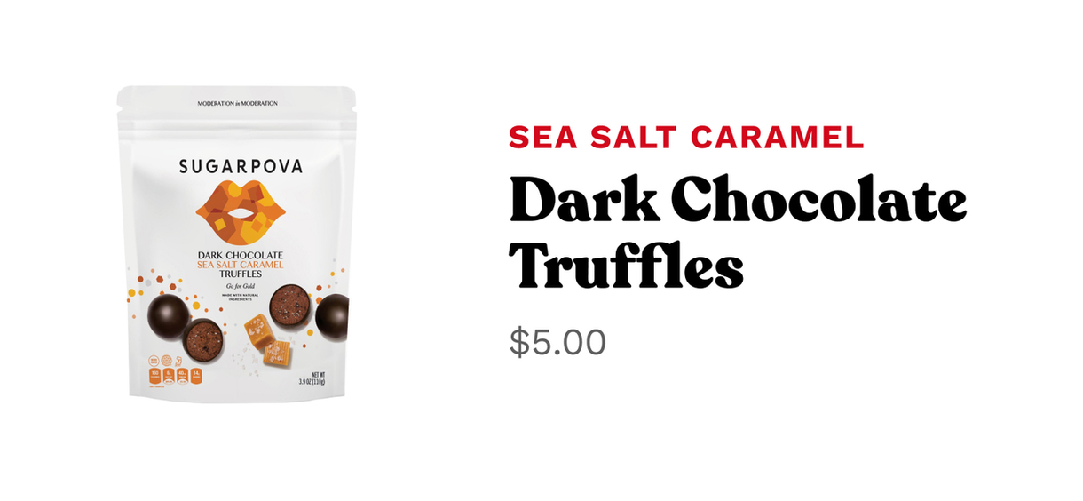 Dark Chocolate Sea Salt Caramel Truffles