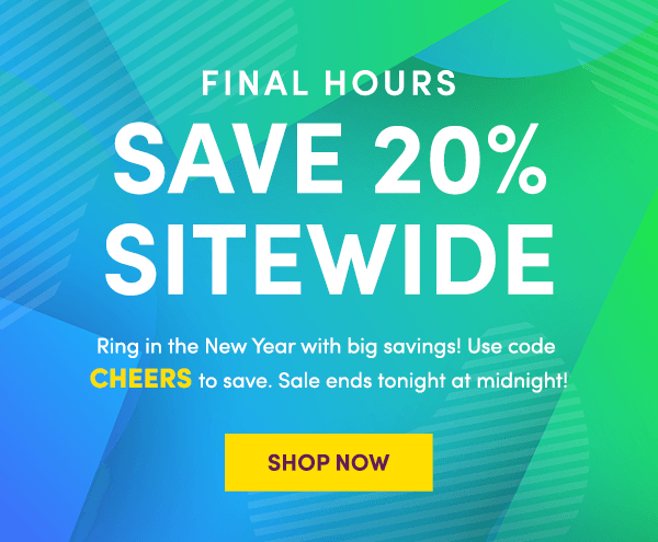 20% off with code CHEERS