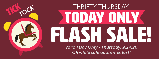 It''s Thrifty Thursday, so check out our 24-hour flash sale. These deals won''t last long, so shop early to get the best selection.