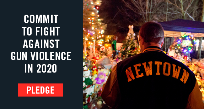 Make a pledge with us to continue the fight to end gun violence in 2020