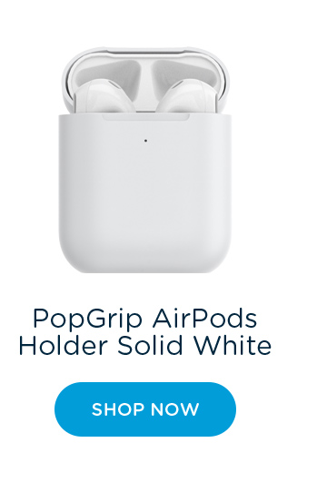 Shop PopGrip AirPods Holder White