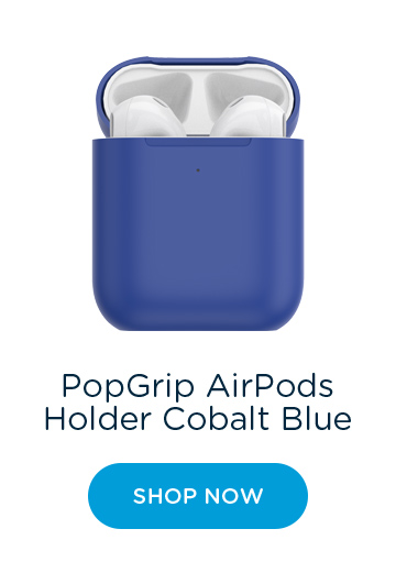 Shop PopGrip AirPods Holder Cobalt Blue