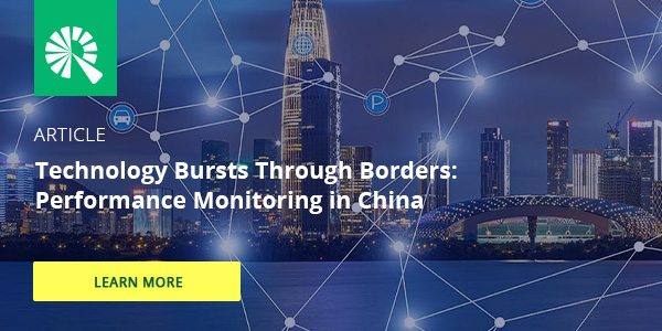 China is a critical location when it comes to performance monitoring.