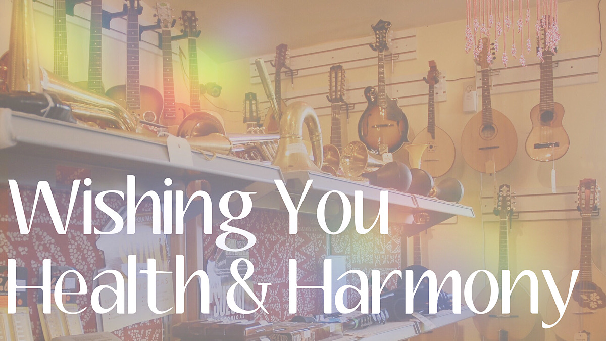 Wishing you health and harmony!