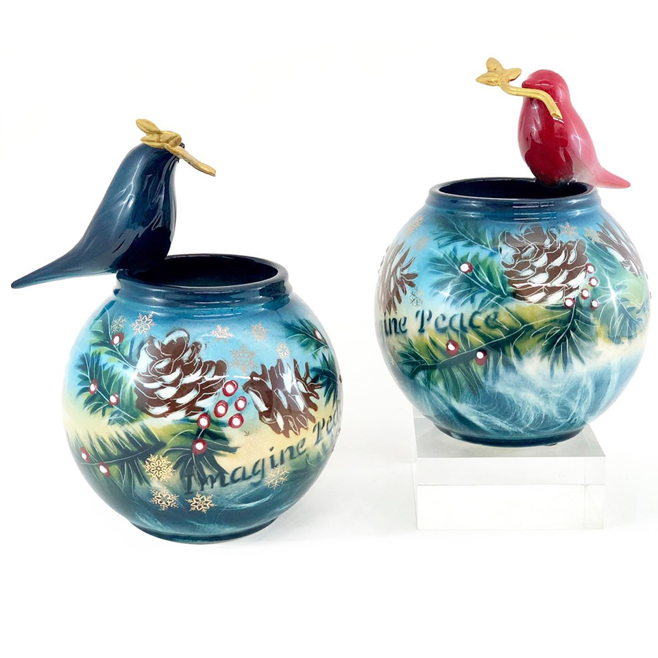 Zeber-Martell Peace Vases
