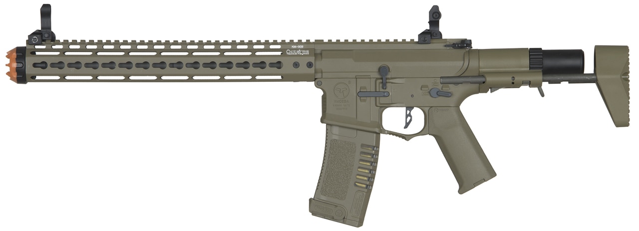 Image of Ares Amoeba AM-016 M4 Carbine Shield Crusher Keymod AEG (GEN2) FDE/Tan