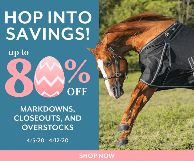 Up to 80% off Easter Closeouts.