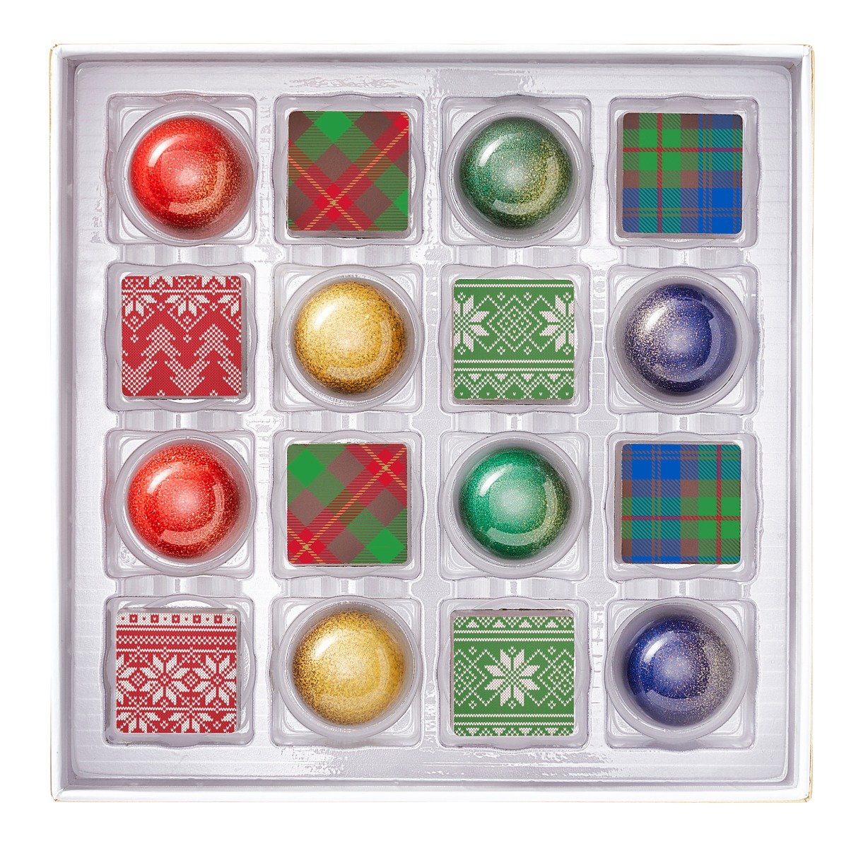 16 Piece Gourmet Holiday Chocolate Collection