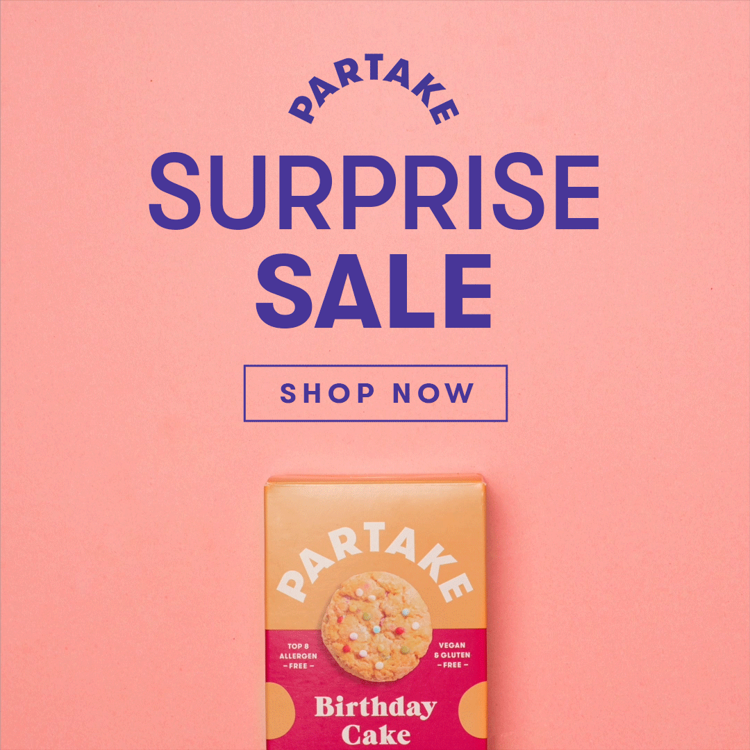 Take 20% Off on partakefoods.com with the Surprise Sale.