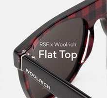 RSFxWoolrich Flat Top Sunglasses
