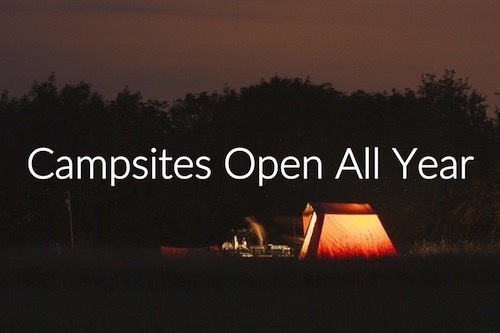 Campsites Open All Year