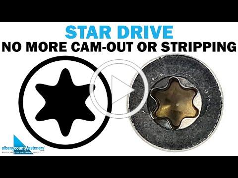 The Star Drive - Types of Screw Drive Styles | Fasteners 101