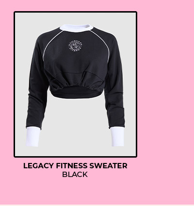 Legacy Fitness Sweater Black.
