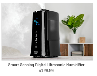 Smart Sensing Digital Ultrasonic Humidifier