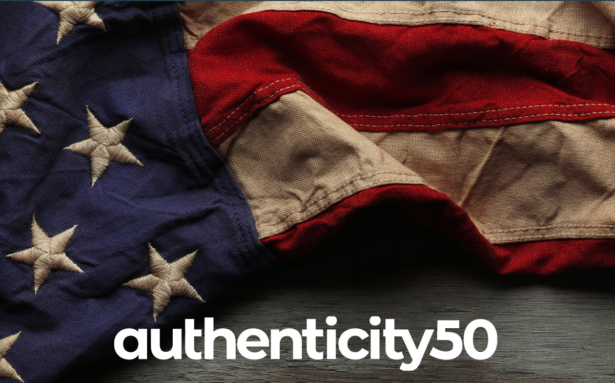 Authenticity50 logo