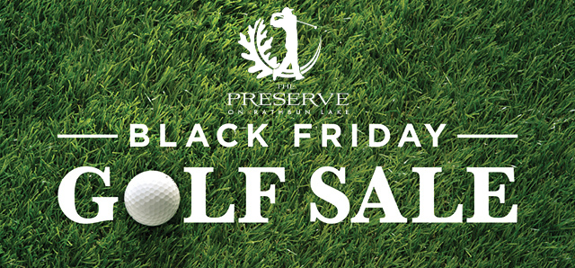 Black Friday Golf Sale
