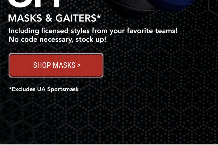 Masks and Gaiters - 20% OFF Now!