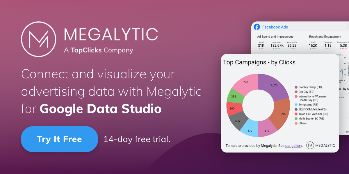 Megalytic for Google Data Studio. Try it Free