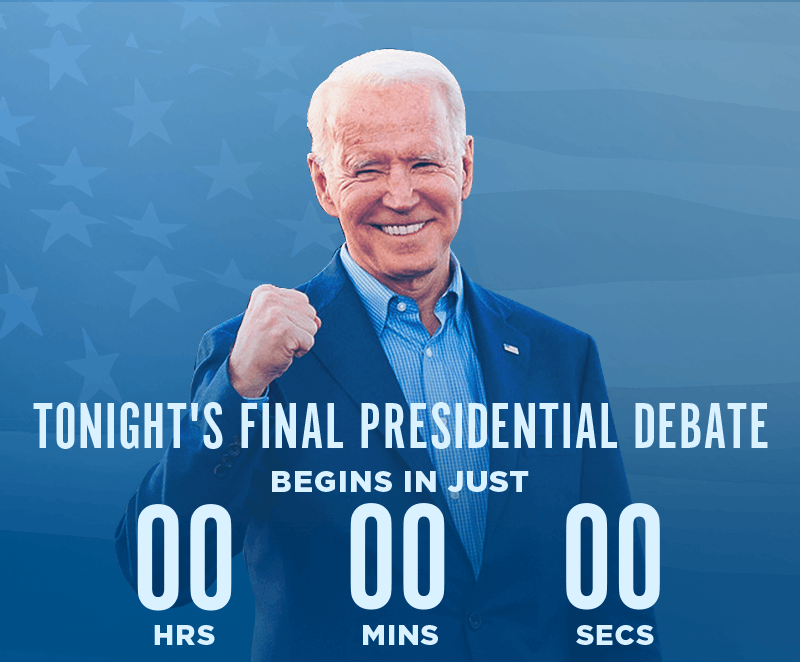 Tonight''s final presidential debate begins at 9 PM ET.