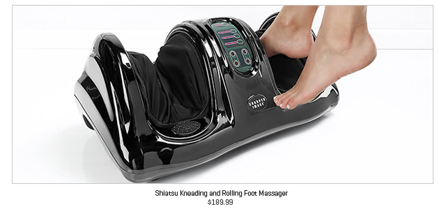Shiatsu Kneading and Rolling Foot Massager