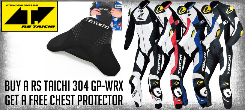 Free Chest Protector w/RS Taichi GP-WRX 304 Race Suits