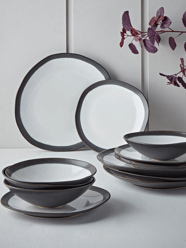 Monochrome Dinnerware Set