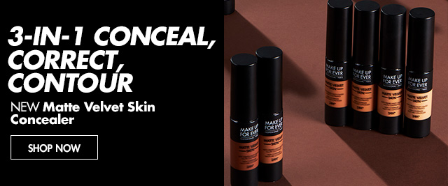 3-in-1 Conceal, Correct, Correct: NEW Matte Velvet Skin Concealer