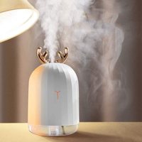 USB Cool Mist Air Humidifier Aroma Essential Oil Diffuser - Gold