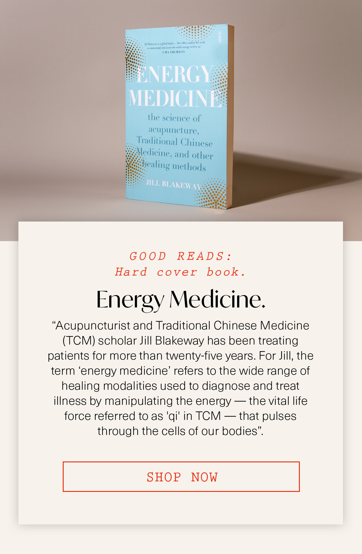 Energy Medicine.
