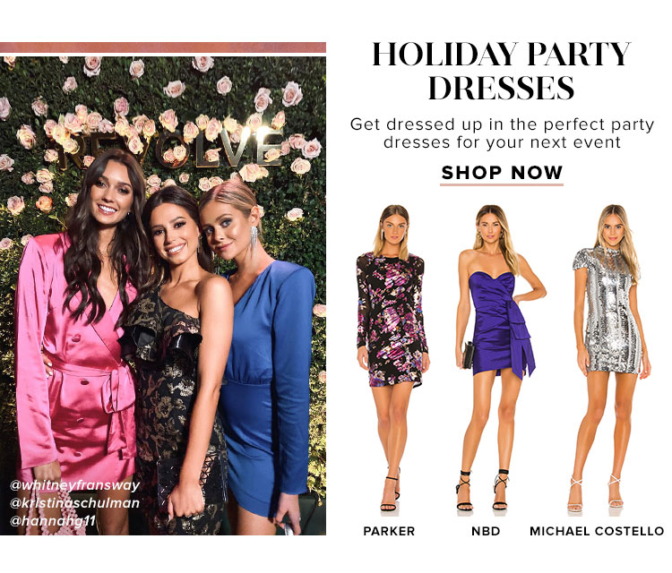 Holiday Party Dresses. Get dressed up in the perfect party dresses for your next event. Shop now.