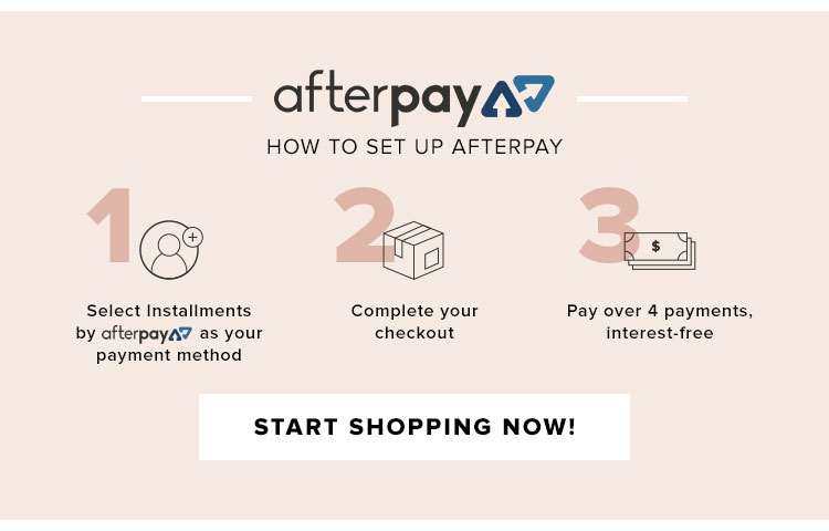How to Set Up Afterpay. Start Shopping Now!