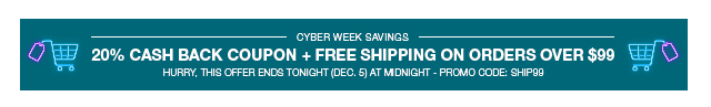 Shop Cyber Week Savings