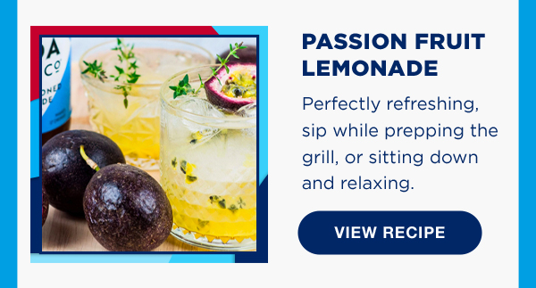 Passion Fruit Lemonade.