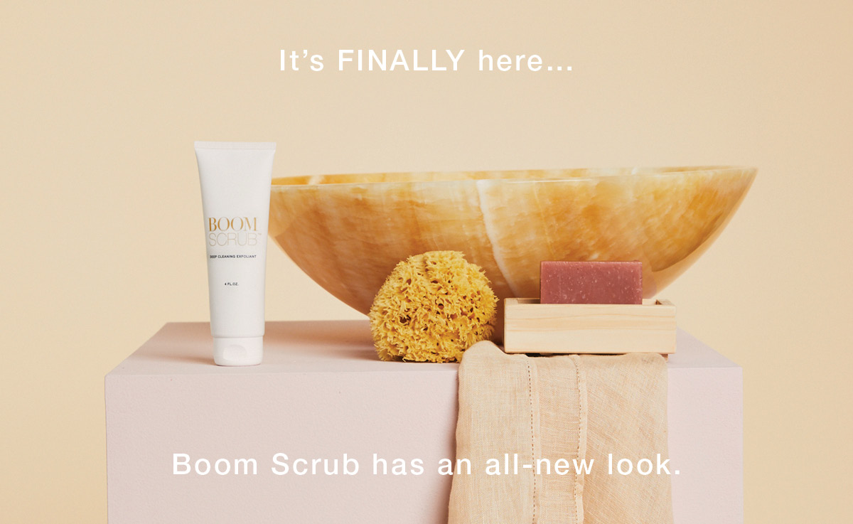 It's finally here...Boom Scrub has an all new look!