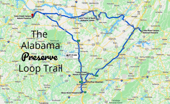 Follow This Preserve Loop Trail To Experience Some Of Alabama''s Most Beautiful Scenery